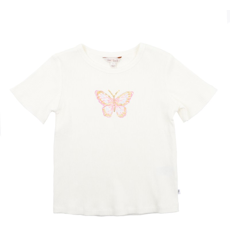 Fox & Finch Rib Butterfly Tee
