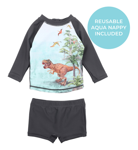 Minihaha Rex 2Pc Swim Set