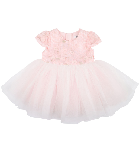 Bebe Lace Bodice Baby Dress