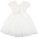 Bebe Lace Bodice W Back Bow Dress