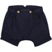 Bebe Navy Linen Blend Shorts