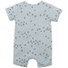 Bebe Calvin Rib S/S Zip Romper