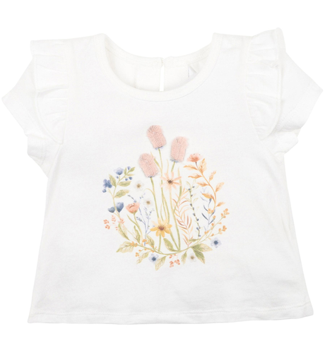 Bebe Hallie Floral Baby Tee