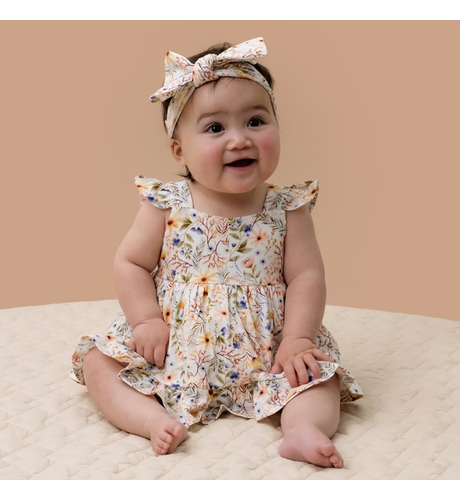 Bebe Hallie Overlay Baby Dress