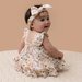 Bebe Hallie Overlay Baby Dress