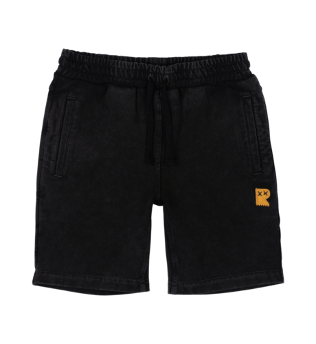 Rock Your Kid Vintage Black Track Shorts