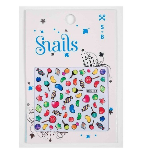 Snails Nail Stickers - Candy Blast