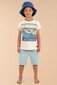 Rock Your Kid Blue Wash Shorts