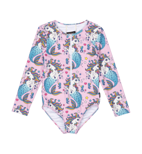 Rock Your Kid Unicorn Mermaids One Piece