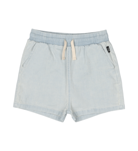 Rock Your Kid Light Blue Chambray Shorts