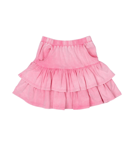 Rock Your Kid Pink Grunge Skirt