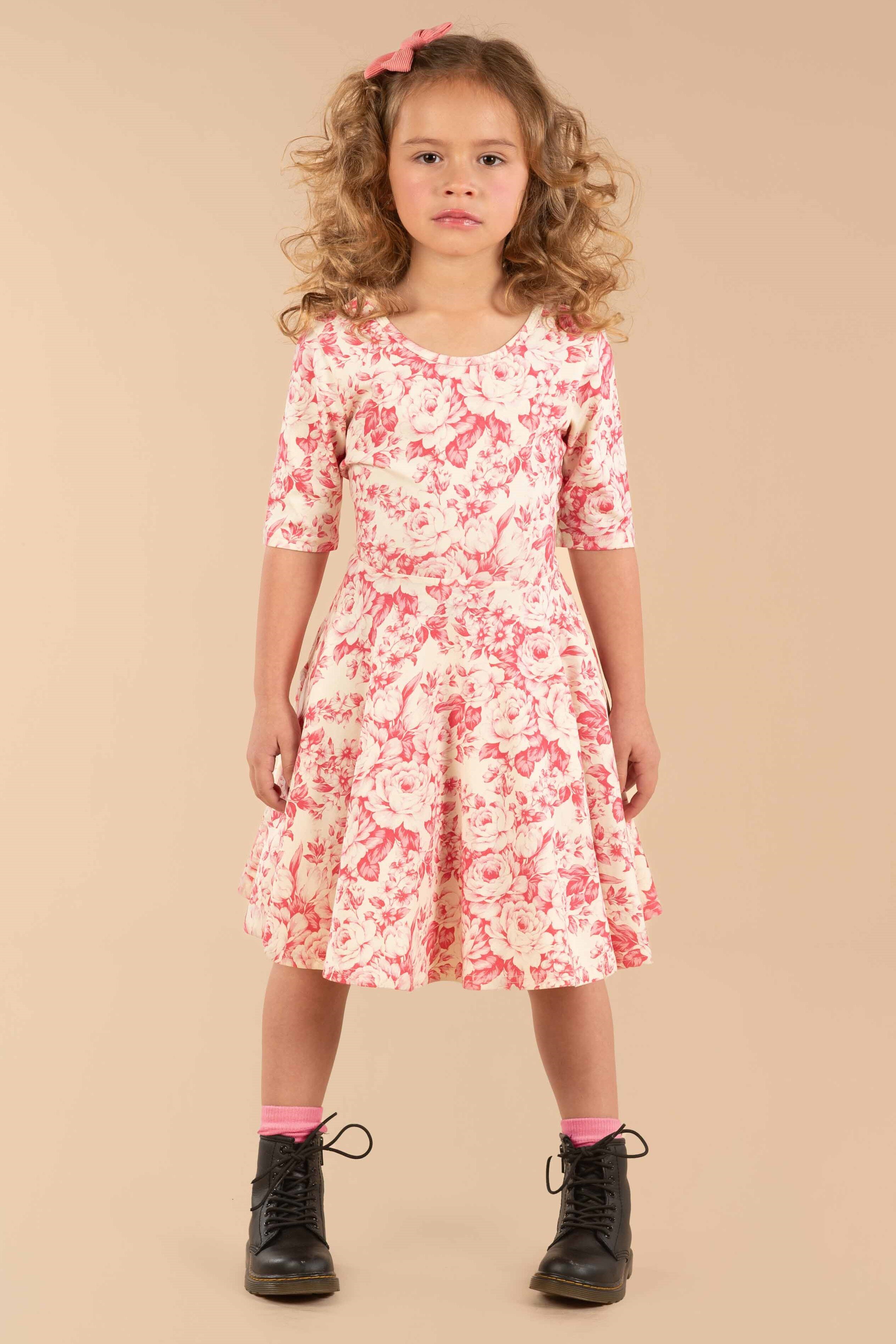 Rock Your Kid Floral Toile Mabel Dress - CLOTHING-GIRL-Girls