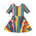 Rock Your Kid Rainbow Stripes Mabel Dress
