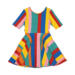 Rock Your Kid Rainbow Stripes Mabel Dress