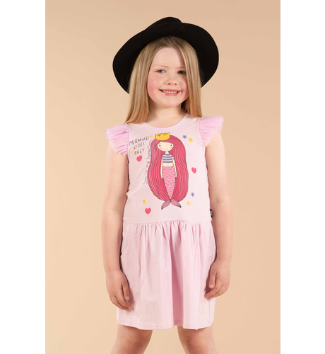 Rock Your Kid Mermaid Dreams Drop Waist Dress