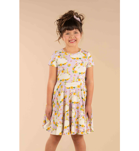 Rock Your Kid Princess Swan Waisted Dress