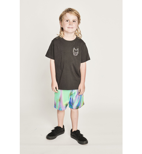 Munster Glowteeth S/S Tee - Soft Black