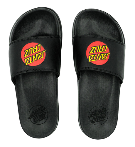 Santa Cruz Classic Dot Slides - Black