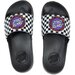 Santa Cruz Outer Ringed Dot Slides - Black Check