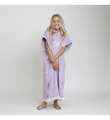 Hello Stranger Stranger Poncho Towel - Purple