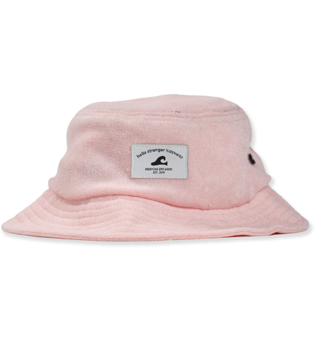 Hello Stranger Bucket Hat - Pink Terry
