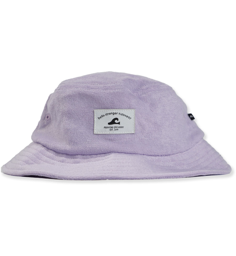 Hello Stranger Bucket Hat - Purple Terry