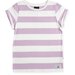 HS Girls S/S Classics Tee - Pale Purple Stripe