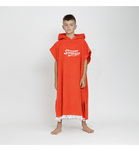 Hello Stranger Stranger Poncho Towel - Chilli