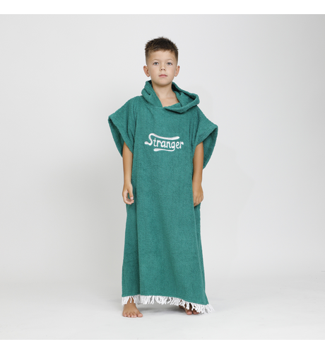 Hello Stranger Stranger Poncho Towel - Green