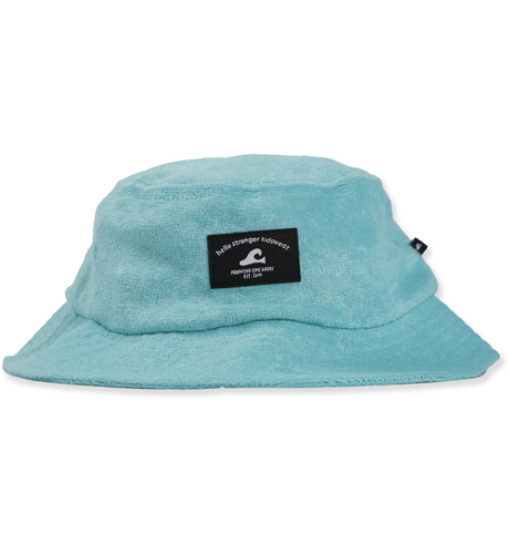 Hello Stranger Bucket Hat - Green Terry