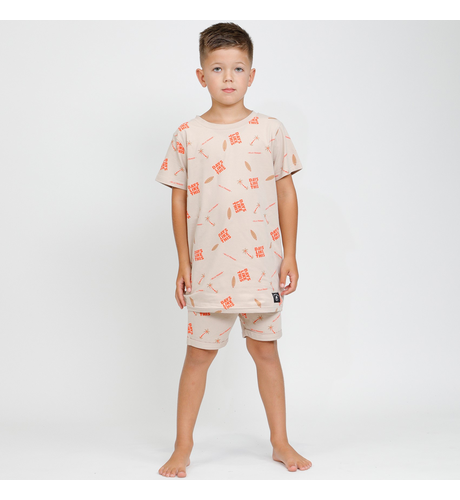 Hello Stranger Boys Summer PJ's - Oat