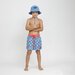 Hello Stranger Check Me Board Short - Blue Check