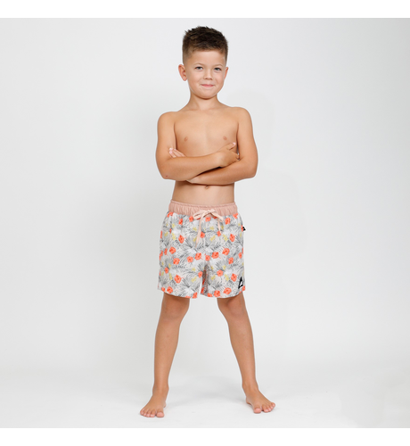 Hello Stranger Tropics Board Short - Tan Floral