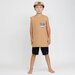 Hello Stranger Stay Chill Muscle Tee - Brown