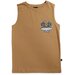 Hello Stranger Stay Chill Muscle Tee - Brown