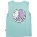 Hello Stranger Peace Muscle Tee - Mint