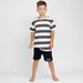 Hello Stranger Boys S/S Classics Tee - Grey Stripe