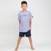 Hello Stranger Electric Sun S/S Tee - Purple