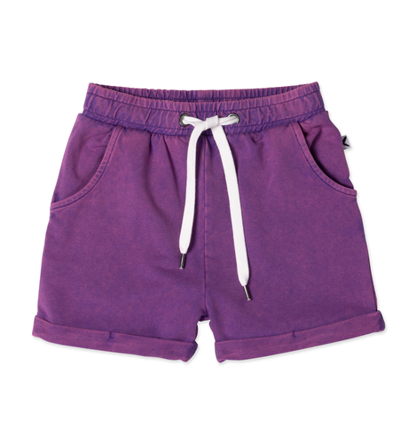 Minti Blasted Track Short - Purple Wash