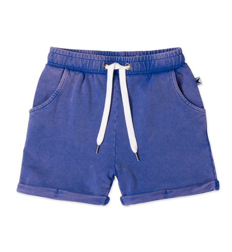 Minti Blasted Track Short - Blue Wash