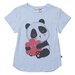 Minti Panda Hug Tee - Cornflower Marle