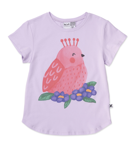 Minti Happy Bird Tee - Lilac