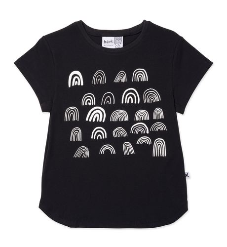 Minti Types Of Rainbows Tee - Black