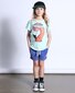 Minti Sporty Flamingo Tee - Mint Marle