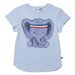 Minti Sporty Elephant Tee - Light Blue Marle