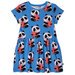 Minti Panda Hug Dress - Bright Blue