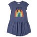 Minti Sloth-Bow Dress - Midnight