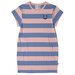 Minti Happy Face Tee Dress - Muted Pink/Muted Blue