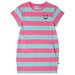 Minti Happy Face Tee Dress - Candy/Teal