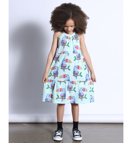 Minti Icecream Toucan Dress - Mint Marle